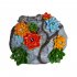 6led Solar Stone Lamp With Succulent Waterproof Battery Powered Lights For Outdoor Patio Garden Decoration stone lamp 14 5 x 12cm