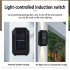 6led Solar  Wall  Lamp Powerful 600 Mah 3 7v Rechargeable Lithium Battery Up And Down Lighting Outdoor Garden Decoration Light White light