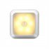 6leds Wireless Motion Sensor Night Light 120 Degree Angle Battery Powered Cabinet Closet Stair Lamp silver white light