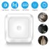 6leds Wireless Motion Sensor Night Light 120 Degree Angle Battery Powered Cabinet Closet Stair Lamp silver white light