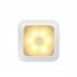 6leds Wireless Motion Sensor Night Light 120 Degree Angle Battery Powered Cabinet Closet Stair Lamp silver white light