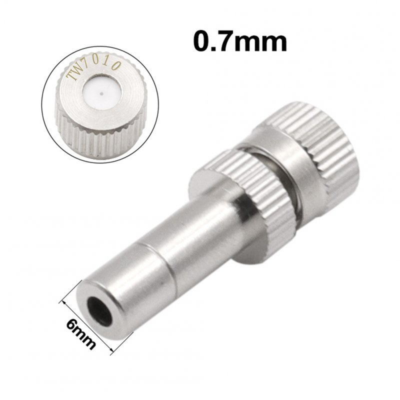 6mm Connectors Low Pressure Fogging Nozzle Water Spray Nozzle