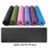 6mm Multi functional Environmental Protection Yoga Pad TPE Yoga Mat Fitness Pad Body Line Style black 183 61 0 6 body position line
