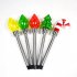 6pcs 8pcs Christmas Solar Garden Light With Solar Panels IP44 Waterproof Outdoor Lawn Lamp For Yard Patio Garden Pathway Porch Decor Christmas candles 6pcs