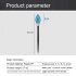6pcs 8pcs Christmas Solar Garden Light With Solar Panels IP44 Waterproof Outdoor Lawn Lamp For Yard Patio Garden Pathway Porch Decor Christmas candles 6pcs