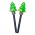 6pcs 8pcs Christmas Solar Garden Light With Solar Panels IP44 Waterproof Outdoor Lawn Lamp For Yard Patio Garden Pathway Porch Decor Christmas tree 6pcs