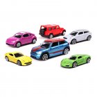 6pcs Alloy Cars Set Simulation Diecast Car Model Ornaments For Boys Girls Birthday Christmas Gifts VB8702 Alloy car model-1