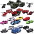 6pcs Alloy Cars Set Simulation Diecast Car Model Ornaments For Boys Girls Birthday Christmas Gifts VB8702 SWAT