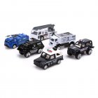 6pcs Alloy Cars Set Simulation Diecast Car Model Ornaments For Boys Girls Birthday Christmas Gifts VB8702 SWAT