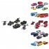 6pcs Alloy Cars Set Simulation Diecast Car Model Ornaments For Boys Girls Birthday Christmas Gifts VB8702 SWAT