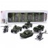 6pcs Alloy Cars Set Simulation Diecast Car Model Ornaments For Boys Girls Birthday Christmas Gifts VB8702 SWAT