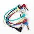 6pcs Electric Guitar Connector Gt 66 Colorful Connecting Wire Accessories