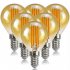 6pcs G45 LED Globe Light Bulbs  Edison Light Bulbs 4W E14 Base Vanity Light Bulb 220 240V For Home Reading Room Bathroom Pendant 2300k G45  220V 4W
