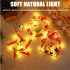 6pcs Hanging Christmas Lamp Cute Cartoon Snowman Socks Shape Creative Gifts For Christmas Tree New Year Decoration 6 piece set