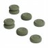6pcs Joystick Cap Compatible For Steam Deck Fps tps Chicken Eating Artifact Silicone Non slip Thumbstick Cover army green