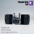 6pcs Joystick Cap Compatible For Steam Deck Fps tps Chicken Eating Artifact Silicone Non slip Thumbstick Cover army green