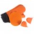 6pcs Kitchen Silicone Oven Mittens Set Heat Resistant Anti scalding Mini Oven Gloves With Hot Pads Pot Holders all red