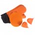 6pcs Kitchen Silicone Oven Mittens Set Heat Resistant Anti scalding Mini Oven Gloves With Hot Pads Pot Holders all Black