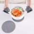 6pcs Kitchen Silicone Oven Mittens Set Heat Resistant Anti scalding Mini Oven Gloves With Hot Pads Pot Holders all Black