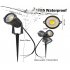 6pcs LED 5W COB Ground Lamp Waterproof Lawn Pin Lamp for Yard Garden Light Decoration 85 265V warm light