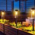 6pcs LED Solar Garden Lights With 600MAH NI MH Battery IP65 Waterproof Energy Saving Solar Powered Outdoor Courtyard Lamp wall mounted