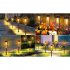 6pcs LED Solar Garden Lights With 600MAH NI MH Battery IP65 Waterproof Energy Saving Solar Powered Outdoor Courtyard Lamp wall mounted