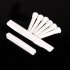 6pcs Natural Cattle Bone Guitar Nut  Saddle Bridge Pin Pins Puller for Folk Guitar Replacement Accessories white