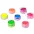 6pcs Neon Phosphor Pigment Powder Set Fluorescent Nail Glitter Eye Powder Nail Art Dust Pigment Paillettes 6 color nail powder