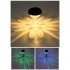 6pcs Outdoor Led Solar Lights Colorful Ip65 Waterproof Garden Light For Lawn Patio Yard Decoration white light