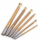 6pcs Twist Drill Bit Set High 3-8mm High Speed Steel Hole Cutter Sawtooth Twist Bits Drills Tool For Woodworking 6PCS