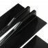 6pcs set Universal Car Side Skirt Extension Rocker Panel Body Kit Lip Splitters Bright black