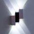 6w Led Wall Lamp 120 Degrees Modern Design Bedroom Bedside Lights For Garden Street Balcony Decor warm light