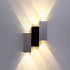 6w Led Wall Lamp 120 Degrees Modern Design Bedroom Bedside Lights For Garden Street Balcony Decor warm light