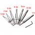7 1 Door Window Hinge  Drill  Bits  Set Pilot Hole Saw Tool Woodworking Tool For Household Furniture 7 1 set