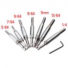 7+1 Door Window Hinge Drill Bits Set Pilot Hole Saw Tool Woodworking Tool For Household <span style='color:#F7840C'>Furniture</span> 7+1 set