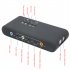 7 1 Stereo Sound Card Usb Optical Interface Dual Microphone Connector True 8 Channel External Sound Card Black