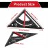 7 12 Inch Carpentry Triangle Ruler Adjustable Carpenter Layout Square Woodworking Tools Metric 190mm