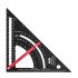 7 12 Inch Carpentry Triangle Ruler Adjustable Carpenter Layout Square Woodworking Tools Metric 190mm
