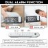 7 5 inch Led Digital Projector Projection Snooze 2 Alarm Clock Fm Radio Timer White and white letter