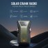 7 5W Hand Crank Radio With 4000mAh Battery AM FM WB 87 108 MHZ 520 1710 KHZ 162 400 162 550MHZ LED Flashlight Emergency Radio ArmyGreen