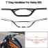 7 8  22mm 1  25mm Motorcycle Handle High Level Pull Rod For  Sportster Kawasaki Honda Suzuki Yamaha Universal silver