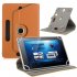 7 8 9 10 Inch Universal 360 Degree Rotating Four Hook Leather Tablet Protection Case Brown 10 inch