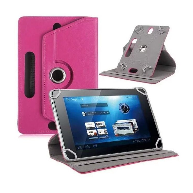 Four Hook Leather Tablet Protection Case