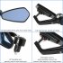 7 8  Handle Bar End Rearview Mirror Motorcycle Rear view Side Mirrors for Honda Yamaha Suzuki Kawasaki Dukati Bmw