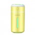 7 Colors LED Ultrasonic Essential Oil Diffuser Mini Aromatherapy Air Humidifier yellow