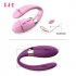 7 Frequency U shape Wireless Remote Control Couple Vibrator G Spot Massage Adult Female Toy purple