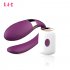 7 Frequency U shape Wireless Remote Control Couple Vibrator G Spot Massage Adult Female Toy purple