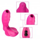 7 Frequency Wireless Remote Control Masturbator Female Wear Vibrator Adult Sex Toy Rose red