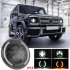 7 INCH 200W LED Headlights 6000K 3000K Halo Angle Eye For Jeep Wrangler CJ JK LJ 97 17