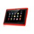 7 Inch Android 4 0 tablet PC with a powerful 1GHz CPU  512MB RAM in a stylish  red appearance lets you control the power conveniently